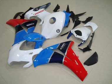 Blanc Bleu Rouge Carénage Honda CBR 1000 RR 08-11