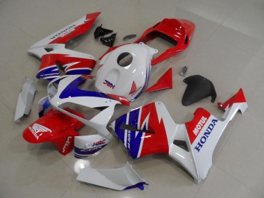 Blanc Bleu Rouge Motul HRC Carénage Honda CBR 600 RR 05-06