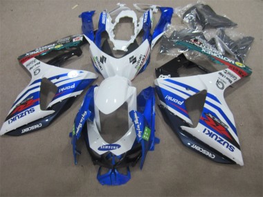 Blanc Bleu Samsung Carénage Suzuki GSXR 1000 K9 09-16