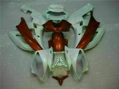 Blanc Brun Carénage Yamaha R6 06-07