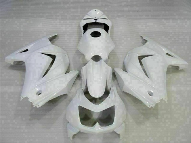 Blanc Carénage Kawasaki EX250 08-12 Blanc Carénage Kawasaki EX250 08-12