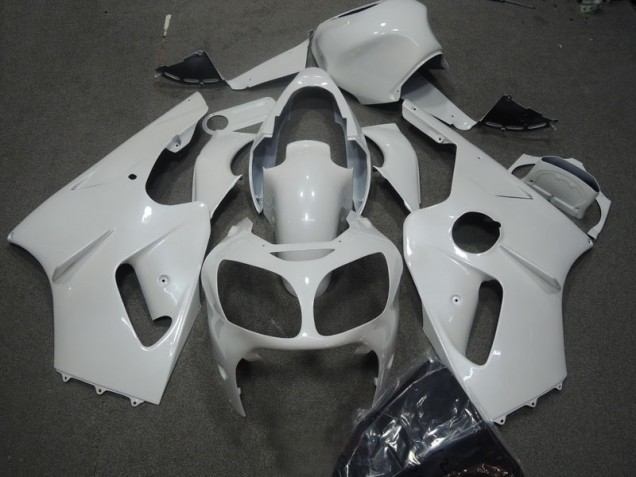 Blanc Carénage Kawasaki ZX12R 00-01