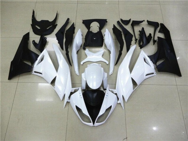 Blanc Carénage Kawasaki ZX6R 09-12 Blanc Carénage Kawasaki ZX6R 09-12