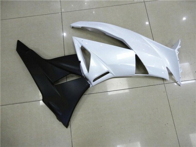 Blanc Carénage Kawasaki ZX6R 09-12 Blanc Carénage Kawasaki ZX6R 09-12