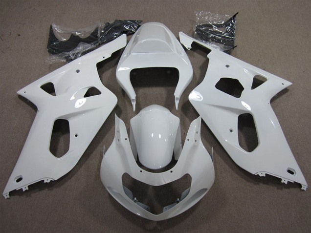 Blanc Carénage Suzuki GSXR 600 K1 K2 K3 01-03 Blanc Carénage Suzuki GSXR 600 K1 K2 K3 01-03