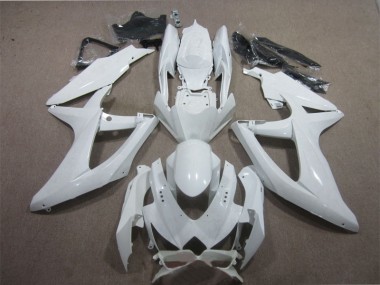 Blanc Carénage Suzuki GSXR 600 K8 08-10