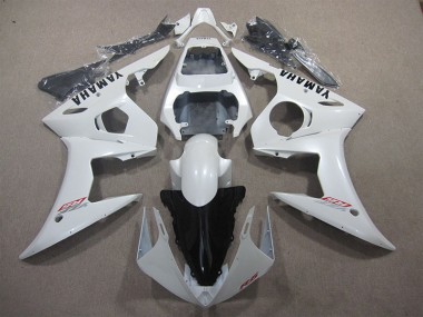 Blanc Carénages Yamaha R6 03-05