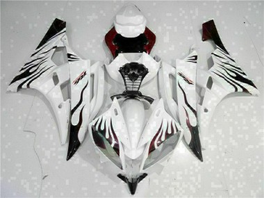 Blanc Carénages Yamaha R6 06-07