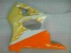 Blanc Jaune Flamme Carénage Kawasaki ZX6R 00-02 Blanc Jaune Flamme Carénage Kawasaki ZX6R 00-02
