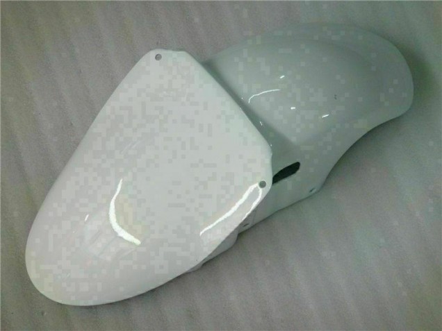 Blanc Jaune Flamme Carénage Kawasaki ZX6R 00-02 Blanc Jaune Flamme Carénage Kawasaki ZX6R 00-02