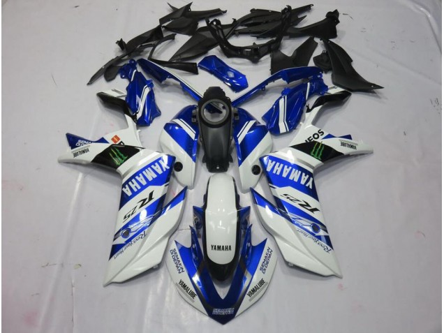 Blanc Monster Carénage Yamaha R3 15-22 Blanc Monster Carénage Yamaha R3 15-22