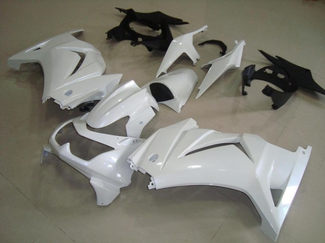 Blanc Nacré Carénage Kawasaki ZX 250R 08-12 Blanc Nacré Carénage Kawasaki ZX 250R 08-12