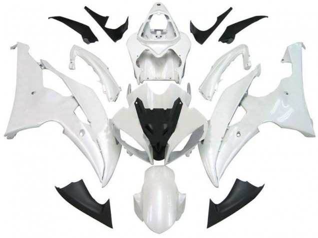 Blanc Nacré Carénages Yamaha R6 08-16 Blanc Nacré Carénages Yamaha R6 08-16