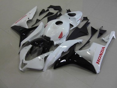 Blanc Nacré Noir Carénage Honda CBR 600 RR 07-08