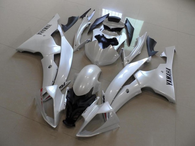 Blanc Nacré Style OEM Carénage Yamaha R6 08-16 Blanc Nacré Style OEM Carénage Yamaha R6 08-16