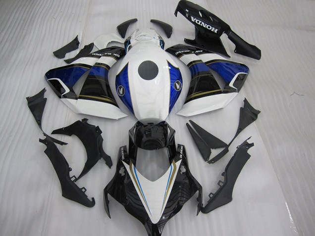 Blanc Noir Bleu Carénage Honda CBR 1000 RR 08-11