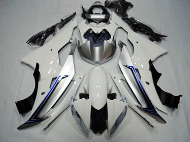 Blanc Noir Bleu Carénage Yamaha R6 08-16