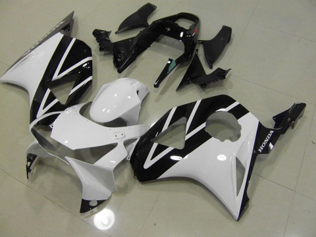Blanc Noir Carénage Honda CBR 900 RR 954 02-03 Blanc Noir Carénage Honda CBR 900 RR 954 02-03