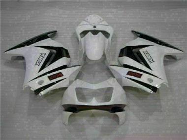 Blanc Noir Carénage Kawasaki EX250 08-12