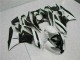 Blanc Noir Carénage Kawasaki ZX6R 09-12 Blanc Noir Carénage Kawasaki ZX6R 09-12