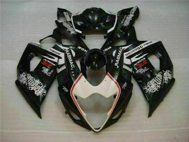 Blanc Noir Carénage Suzuki GSXR 1000 K5 05-06