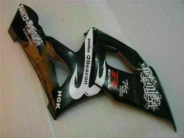 Blanc Noir Carénage Suzuki GSXR 1000 K5 05-06 Blanc Noir Carénage Suzuki GSXR 1000 K5 05-06
