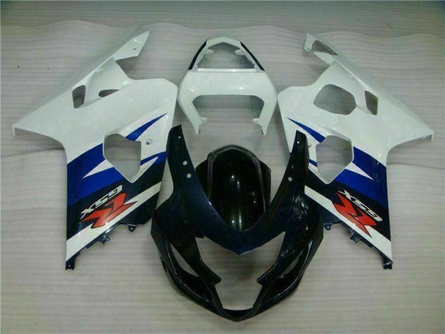 Blanc Noir Carénage Suzuki GSXR 600 / 750 K4 04-05 Blanc Noir Carénage Suzuki GSXR 600 / 750 K4 04-05