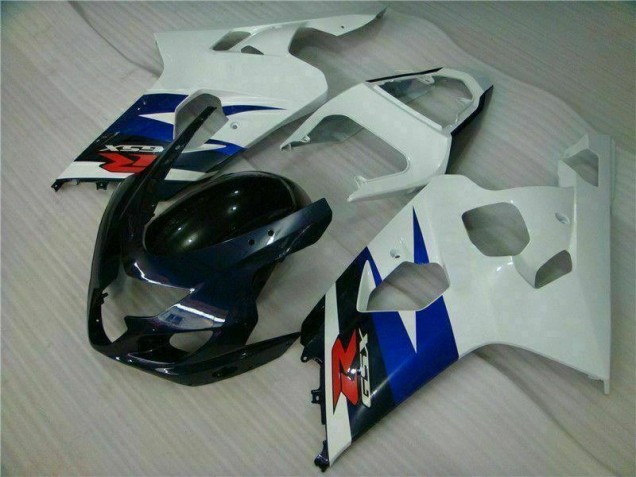 Blanc Noir Carénage Suzuki GSXR 600 / 750 K4 04-05 Blanc Noir Carénage Suzuki GSXR 600 / 750 K4 04-05