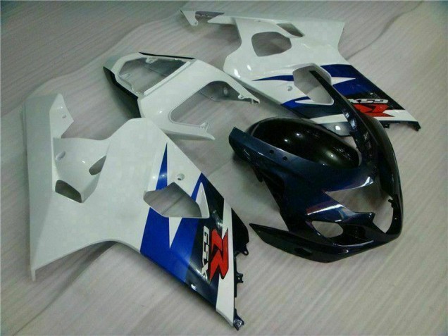 Blanc Noir Carénage Suzuki GSXR 600 / 750 K4 04-05 Blanc Noir Carénage Suzuki GSXR 600 / 750 K4 04-05