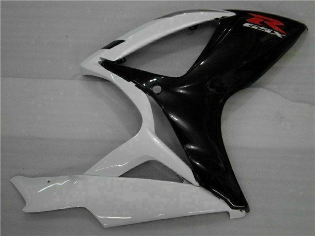 Blanc Noir Carénage Suzuki GSXR 600 / 750 K6 06-07 Blanc Noir Carénage Suzuki GSXR 600 / 750 K6 06-07