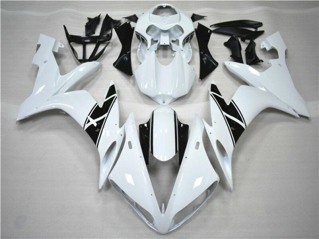Blanc Noir Carénage Yamaha R1 04-06 Blanc Noir Carénage Yamaha R1 04-06