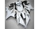 Blanc Noir Carénage Yamaha R1 04-06 Blanc Noir Carénage Yamaha R1 04-06