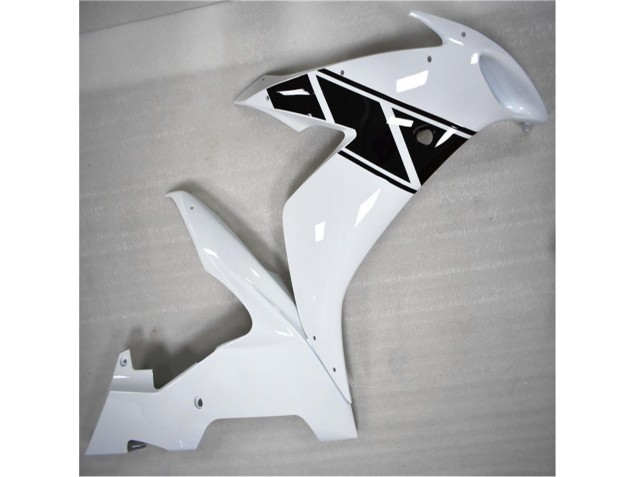 Blanc Noir Carénage Yamaha R1 04-06 Blanc Noir Carénage Yamaha R1 04-06