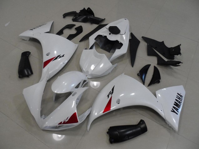 Blanc Noir Carénage Yamaha R1 12-14 Blanc Noir Carénage Yamaha R1 12-14