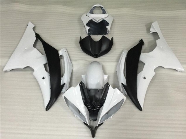 Blanc Noir Carénages & Carrosserie Yamaha R6 08-16 Blanc Noir Carénages & Carrosserie Yamaha R6 08-16