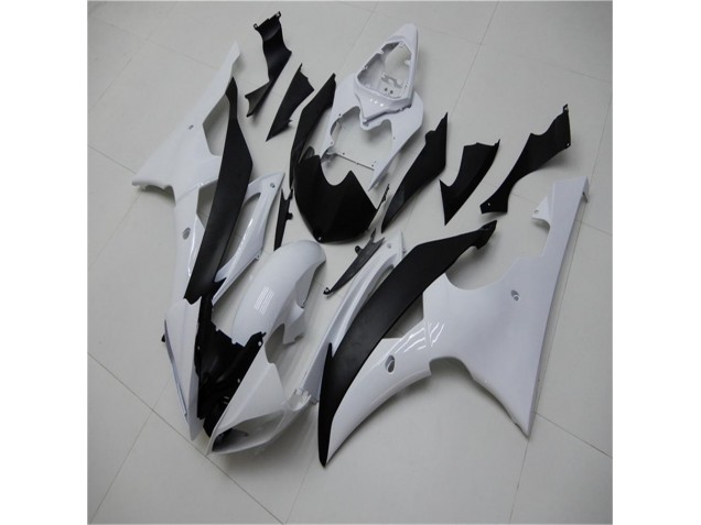 Blanc Noir Carénages & Carrosserie Yamaha R6 08-16 Blanc Noir Carénages & Carrosserie Yamaha R6 08-16