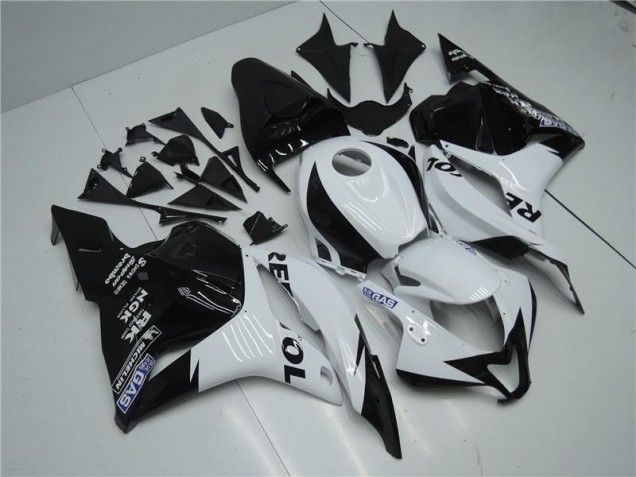 Blanc Noir Carénages Honda CBR 600 RR 09-12 Blanc Noir Carénages Honda CBR 600 RR 09-12