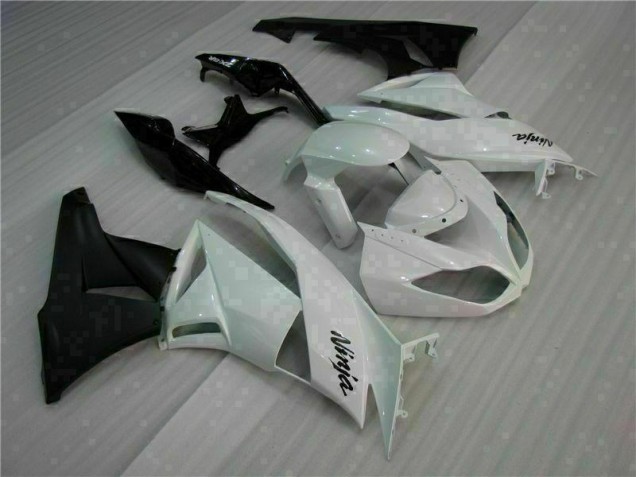 Blanc Noir Carénages Kawasaki ZX6R 09-12 Blanc Noir Carénages Kawasaki ZX6R 09-12