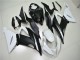 Blanc Noir Carénages Kawasaki ZX6R 13-18 Blanc Noir Carénages Kawasaki ZX6R 13-18
