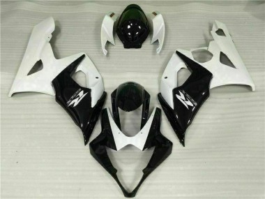 Blanc Noir Carénages Suzuki GSXR 1000 K5 05-06