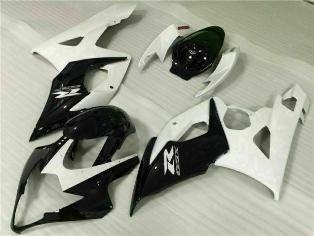 Blanc Noir Carénages Suzuki GSXR 1000 K5 05-06 Blanc Noir Carénages Suzuki GSXR 1000 K5 05-06