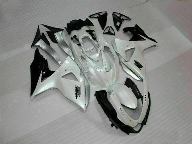 Blanc Noir Carénages Suzuki GSXR 1000 K9 09-16