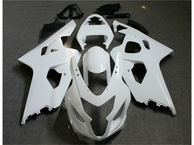Blanc Noir Carénages Suzuki GSXR 600 / 750 K4 04-05 Blanc Noir Carénages Suzuki GSXR 600 / 750 K4 04-05
