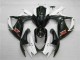 Blanc Noir Carénages Suzuki GSXR 600 / 750 K6 06-07 Blanc Noir Carénages Suzuki GSXR 600 / 750 K6 06-07