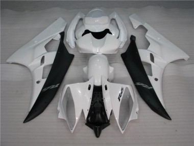 Blanc Noir Carénages Yamaha R6 06-07