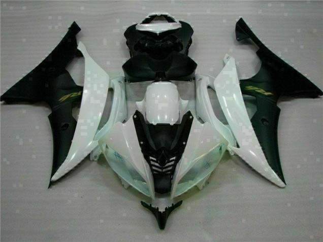 Blanc Noir Carénages Yamaha R6 08-16 Blanc Noir Carénages Yamaha R6 08-16
