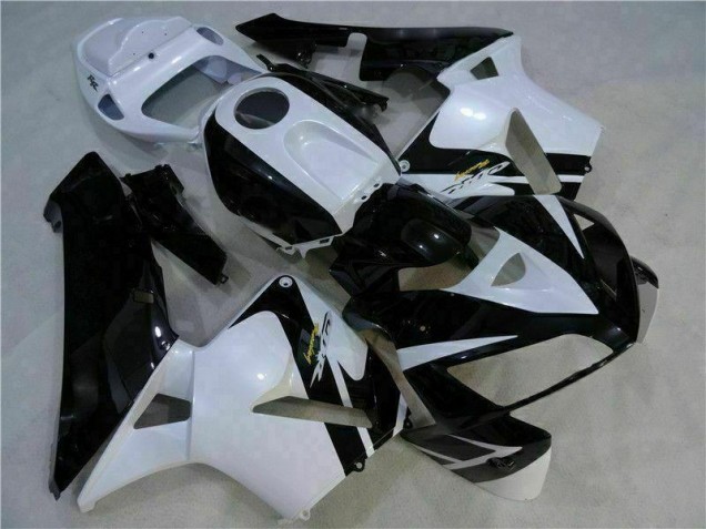 Blanc Noir Carrosserie Honda CBR 600 RR 05-06 Blanc Noir Carrosserie Honda CBR 600 RR 05-06