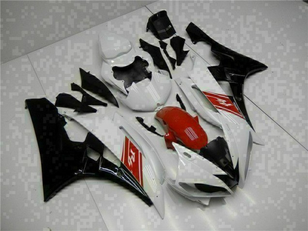 Blanc Noir Carrosserie Yamaha R6 06-07 Blanc Noir Carrosserie Yamaha R6 06-07
