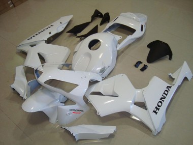 Blanc Noir Décalque Carénage Honda CBR 600 RR 03-04