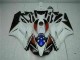Blanc Noir Kit Carénages Complet Honda CBR 1000 RR 04-05 Blanc Noir Kit Carénages Complet Honda CBR 1000 RR 04-05